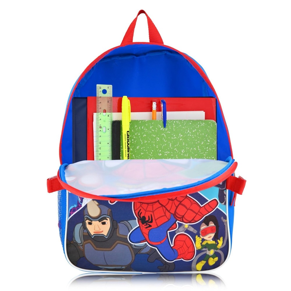 Spidey and His Amazing Friends 16" Backpack with Lunch Box Set, School Bag NEW - Picture 6 of 8